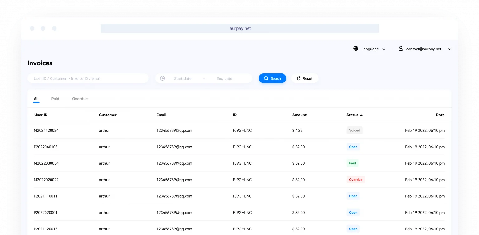Bitcoin Invoicing
