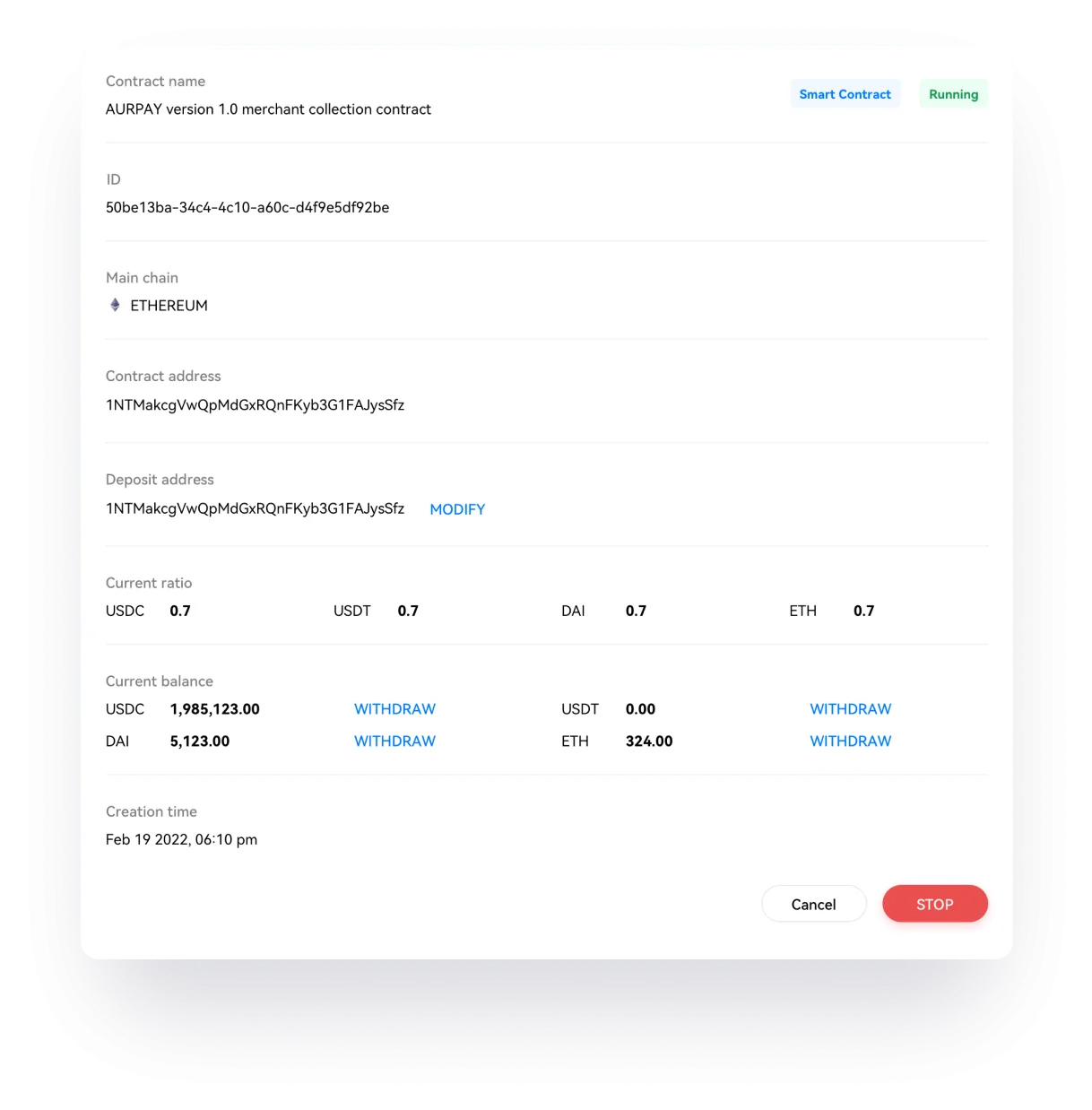 Smart Contract Service