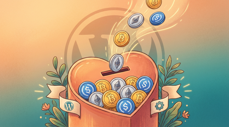 How to Accept Crypto Donations on WordPress (2026 Guide)