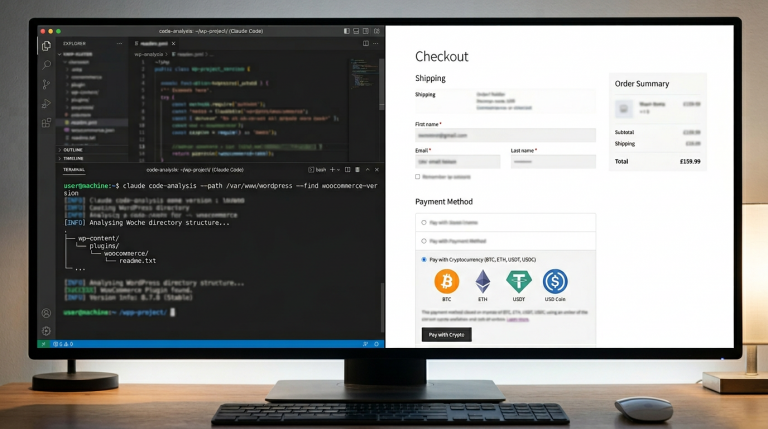 Use Claude Code to Add Crypto Payments to WooCommerce: Step-by-Step