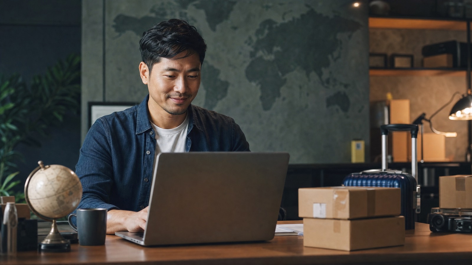 Merchant receiving a cross-border USDC settlement